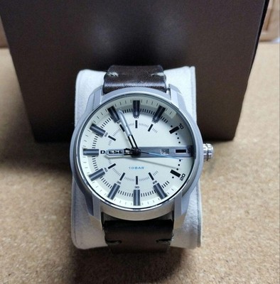 DIESEL DZ1846 Wristwatch Small Dark Brown Strap Genuine Authentic Timepiece