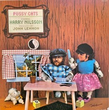 Harry Nilsson Produced By John Lennon - Pussy Cats RARE OG 1974 Hollywood Press 