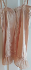 AGENT PROVOCATEUR RARE SEXY 90% PEACH SILK JILLY SLIP SIZE 34B BNWT NO SUSPENDER