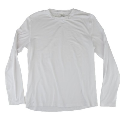 90 Degree by Reflex Super Soft Everyday Long Sleeve Top Shirt Mens Large White