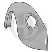 1X KotflüGel Diederichs 2262035 FüR Vw Hinten Links