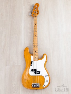 1972 Fender Precision Bass Natural Ash Vintage Bass w/ 1 1/2