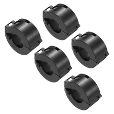 5Pcs Ferrite Filter Ring Core RFI EMI Cable Clip ID 15mm Black
