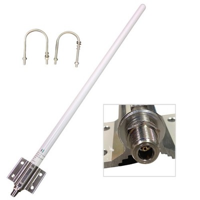 Dual Band 5GHz + 2.4 GHz Omni-Directional 12 dBi Gain Outdoor Antenna N-female