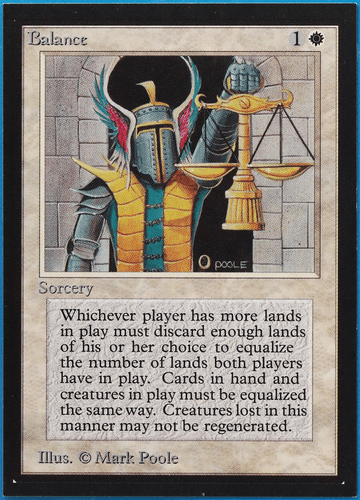 Balance Collectors' Edition NM White Rare MAGIC MTG CARD (ID# 506399) ABUGames - Picture 1 of 2