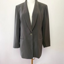 Vintage 90s Jones New York Blazer Jacket 10 Officecore Quiet Luxury Minimalist