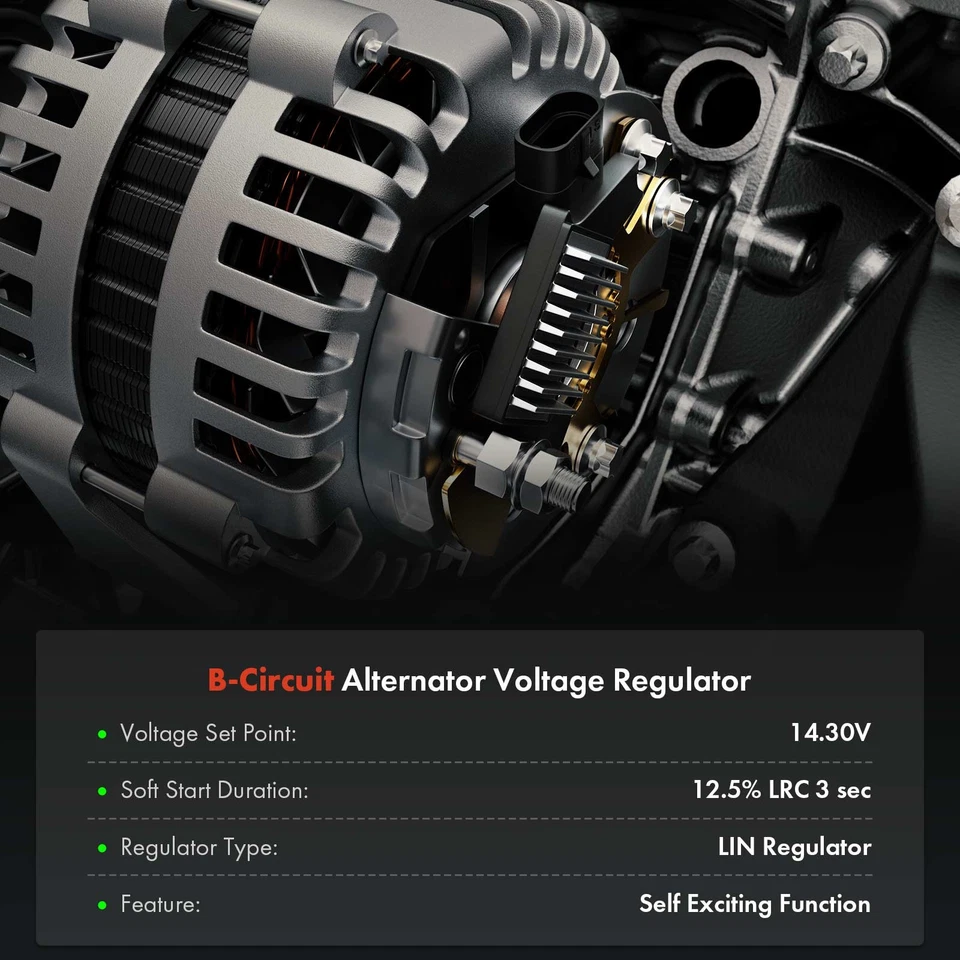 Alternator Voltage Regulator for Mercedes-Benz E280 Jeep Grand Cherokee Dodge - Image 2 of 4