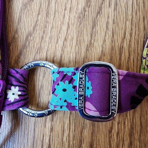 Vera Bradley Hipster Crossbody Handtasche Flutterby Schmetterlinge Lila Schultertasche - Bild 11 von 11
