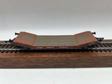 OO Hornby R6130 BR lowmac wagon - (EXCELLENT CONDITION)