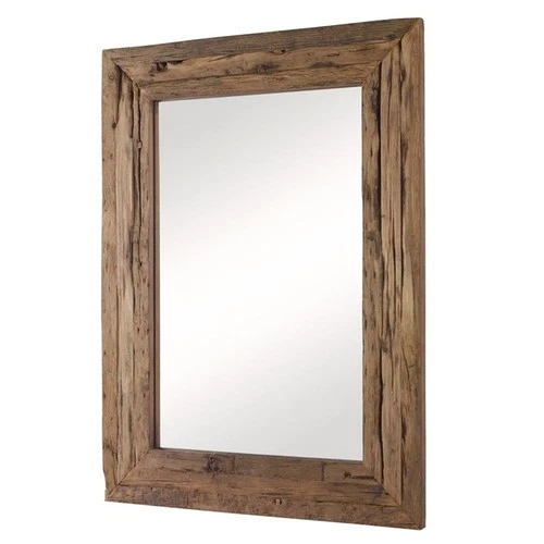 Uttermost Rennick Farmhouse Reclaimed Pine Wood Mirror in Natural Finish - Picture 2 of 6