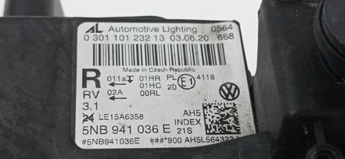 5NB941036E Faro Derecho para VOLKSWAGEN TIGUAN (AD1) * 111297 - Imagen 3 de 8