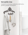 RIXIGOOD Vintage Cast Iron Wall Coat Rack with 5 Hooks, Rustic