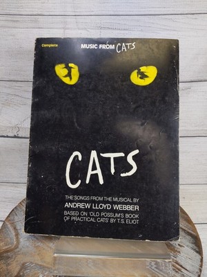 Cats: Vocal Arrangement with Piano Accompaniment Andrew Webber 1981 Paperback