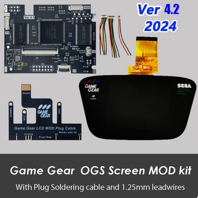 GG V4.2 LCD Highlight Screen Kit Parts Low Power Consumption for Sega Game Gear
