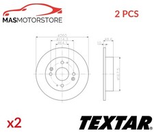 BREMSSCHEIBEN SATZ PAAR TEXTAR 92081700 2PCS A FÜR HONDA ACCORD V,ACCORD IV
