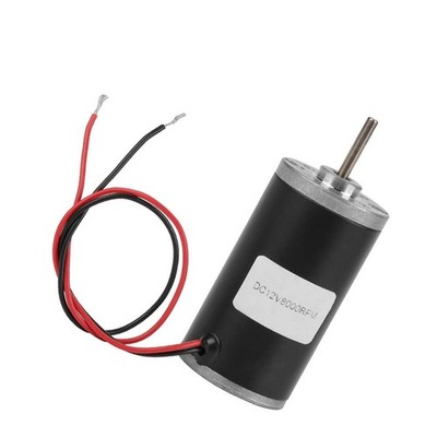 12V 8000RPM 31ZY DC Motor, Carbon Brush CW/CCW Permanent Magnet for DIY