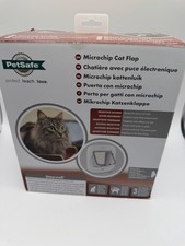 New PetSafe PPA19-16145 Microchip Cat Door Flap up Microchip 4 way Locking