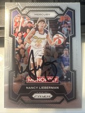 Nancy Lieberman Signed Autograph Card Basketball Hall  Fame WNBA Legend Mercury