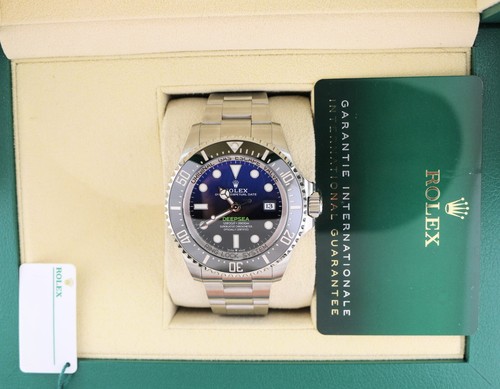 2024 Rolex Deepsea James Cameron 136660 Black Blue Dial SS Oyster W/ Papers 44mm