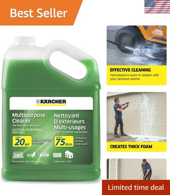 #ad Highly Concentrated Kärcher Pressure Washer Soap Cleans Up to 20 Gallons $30.99