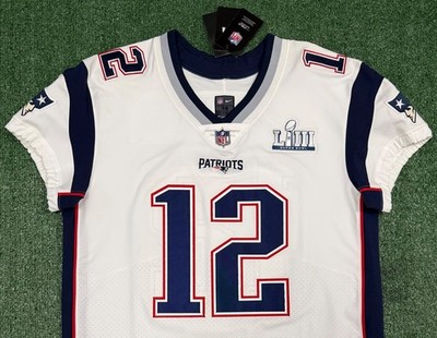 Tom Brady New England Patriots White Super Bowl 53 Nike Vapor