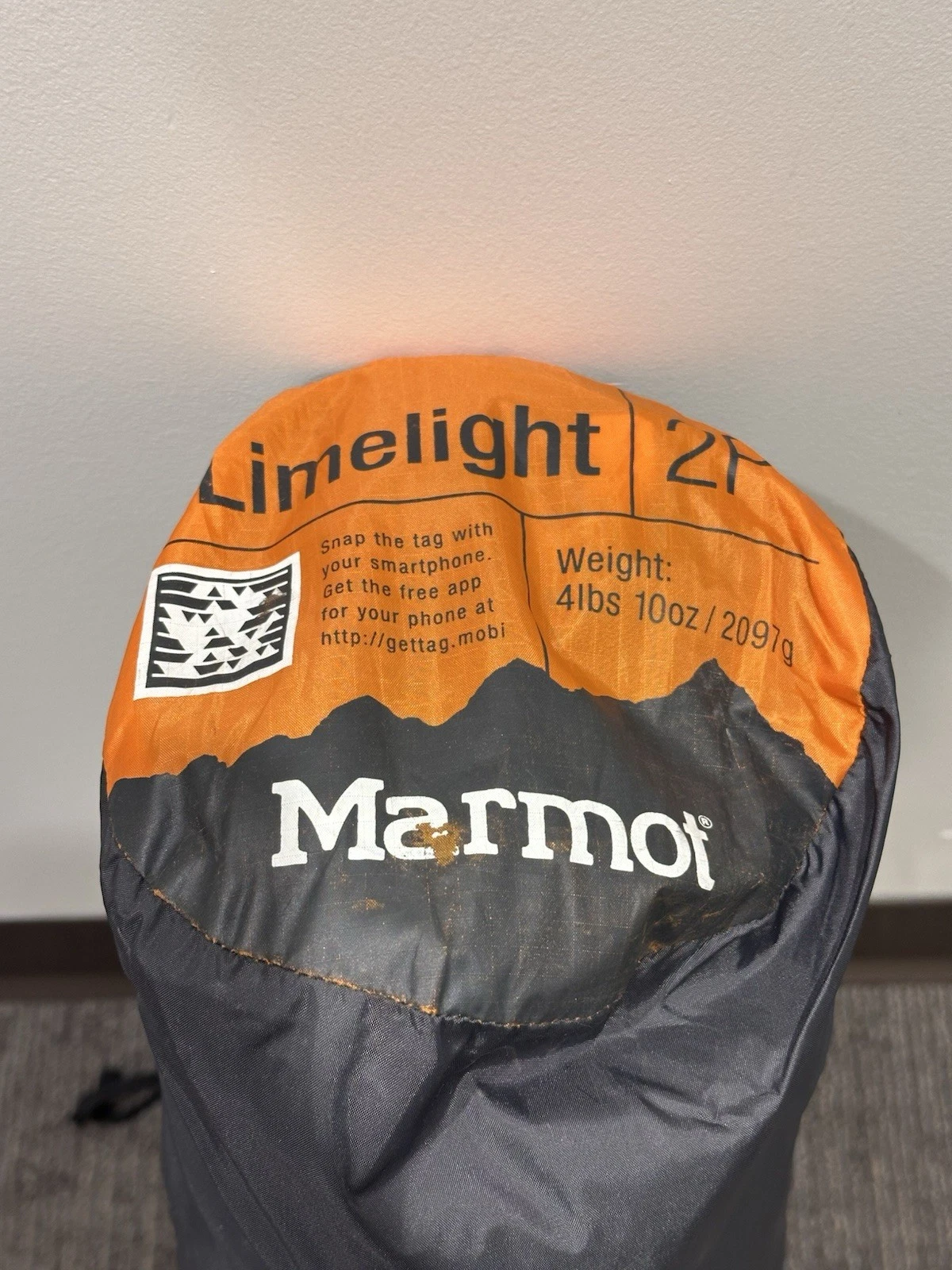 Marmot Limelight 2P Tent - Alpenglow (Yellow/Gray/Orange) - New