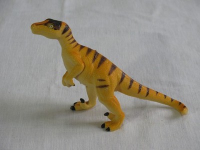 Learning Resources PVC Velociraptor Dinosaur Toy Figure, 4-3/8'' Tall
