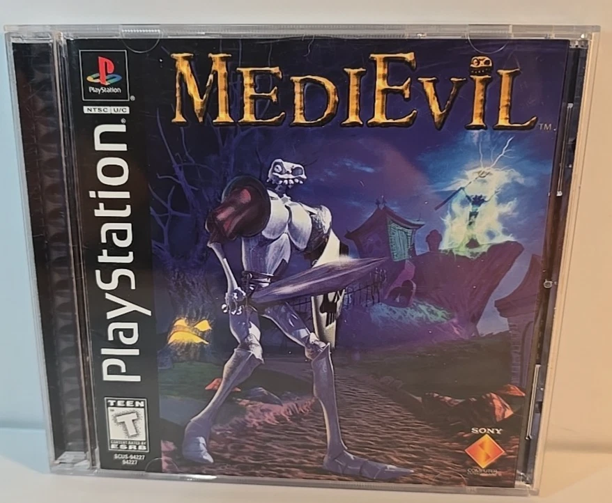 Medievil Sur PS1 - Version Française - PlayStation Sony - PAL - Très Bon état (disque Seul)