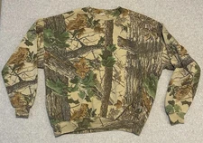 Vintage 90's Jerzees Outdoors Men's Realtree Camouflage Size 3XL Sweatshirt