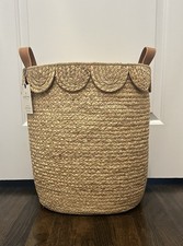 Hearth Hand Magnolia SCALLOP NURSERY HAMPER Baby Storage HANDLES Liner TARGET
