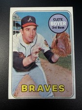 1969 Topps #489 Clete Boyer - VG