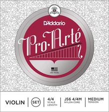 D'Addario J56 Pro-Art  Violin 4/4 Scale Medium Tension Set