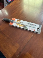 Chef’s Choice Sharpening Steel Straight Edge Knives High Carbon Steel 9” NEW