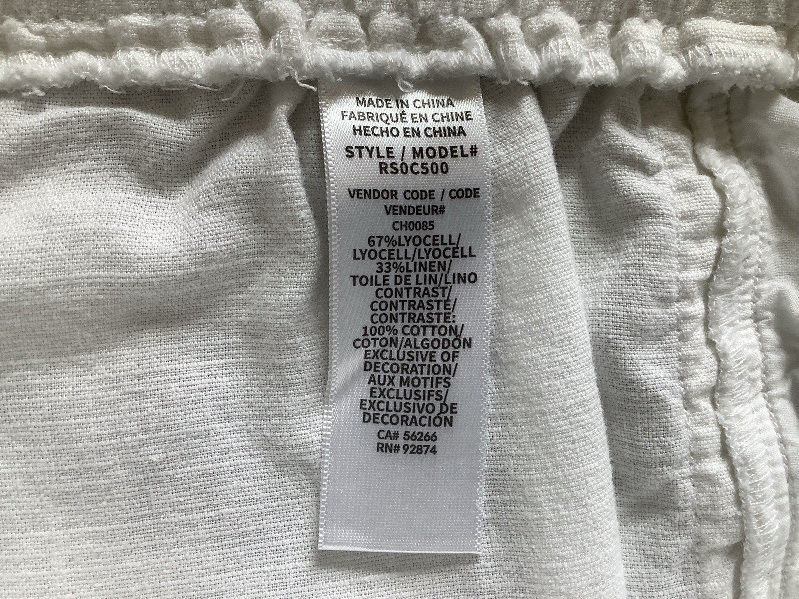 Splendid Collection Lyocell Linen Pull On Shorts … - image 5