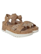 GRACELAND Plateau-Sandalen Damen Sandalen Gr. DE 38 braun Casual-Look