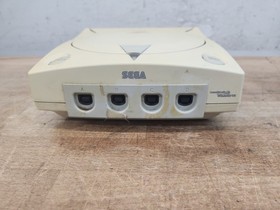 SEGA DREAMCAST HKT-3020 VIDEO GAME CONSOLE w/ CONTROLLER & MEMORY CARD *READ*