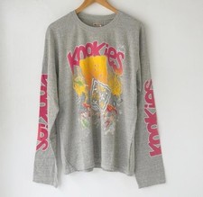 Kapital TOP Tenjiku BUSTER PECKISH BOWY LS Tee t-shirt gray new