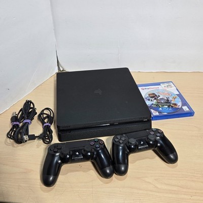 Sony PlayStation 4 PS4 Slim Console plus 2 Controllers CUH-2115A