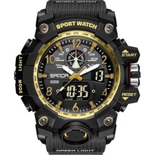 Mens Watches Sports Outdoor Waterproof Military Wrist Watch Date Multi