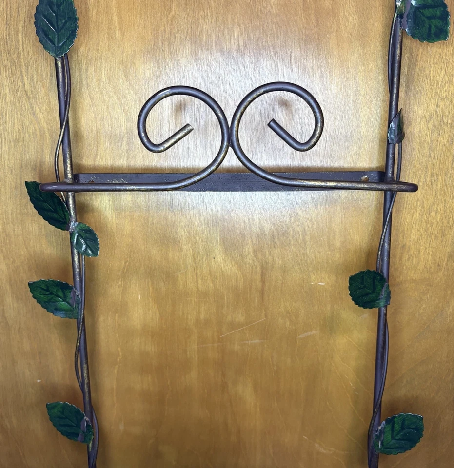 Soporte de hierro forjado vintage Shabby Chic de metal de 3 niveles 42" LEER Foto 3 de 4