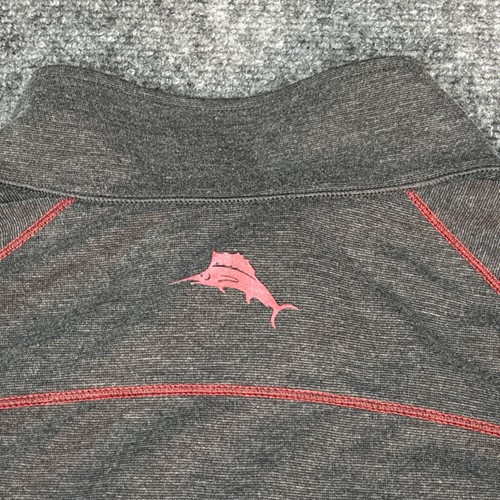 Felpa uomo Tommy Bahama NCAA Nebraska Cornhuskers 1/4 zip manica lunga XXL - Foto 7 di 10
