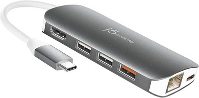 j5create USB-C 9-in-1 Multi Adapter JCD383 for MacBook ChromeBook