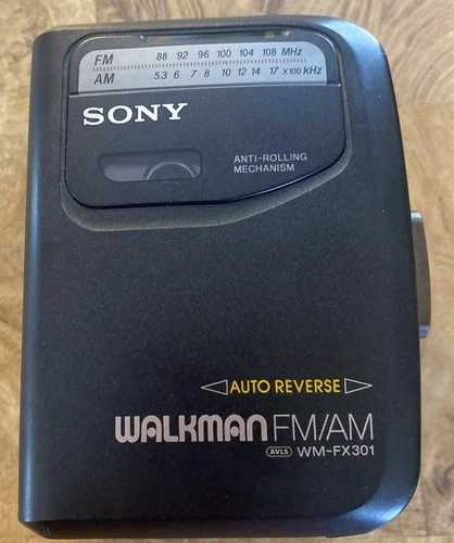 Vintage Sony Walkman WM-FX301 AM/FM Radio Cassette Player Untested