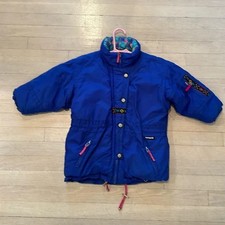 Childrens Girls Vintage Obermeyer Ski Snow Jacket with Hood Size 4