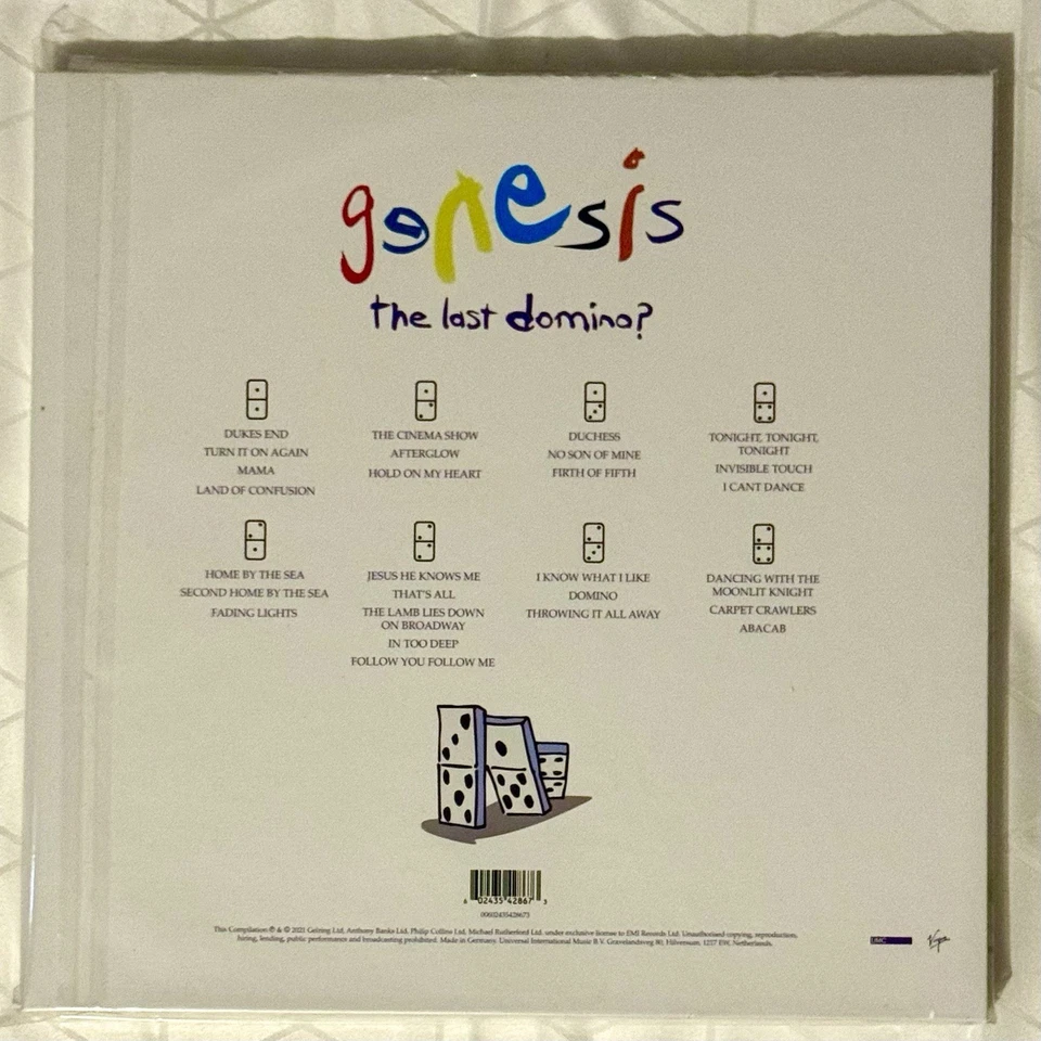 GENESIS - The last domino? 4 x 12" Vinyl  Ltd. Edition im Hardcover Buch NEU - Bild 2 von 2