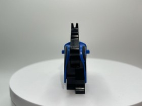 Vintage Black LEGO Horse W/ Blue And Black Dragon Barding Castle 6086 6085 2490