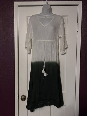 cute options dress Cute Options Sheer Beach Tunic Dress - US Womens M