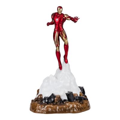 Iron Man Diorama Lampe Light Marvel Comics Tony Stark Superheld Merch Fan Hero 
