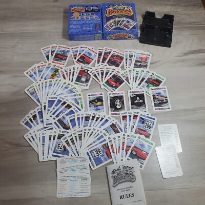MILLE BORNES Card Game Race France Cars Complete 