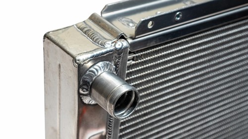 1966-1977 Early Ford Bronco 4 Core Aluminum TRI FLO Radiator by TBP 289 302 351 - Bild 3 von 6